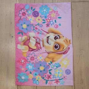 Paw Patrol Skye Pink and Pastel Double Sided  Pillowcase